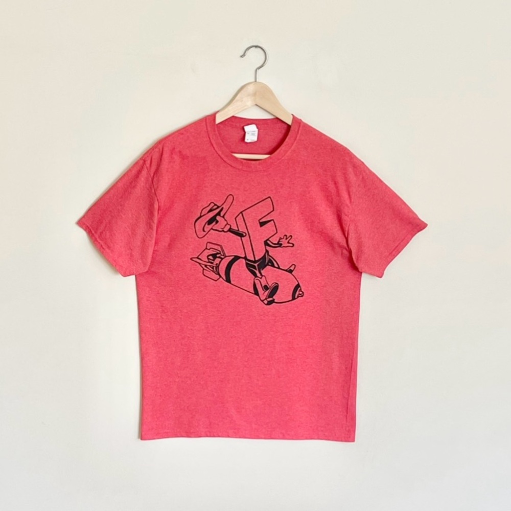 NEW The F-Bomb Funny Graphic Red T Shirt Adult size Medium